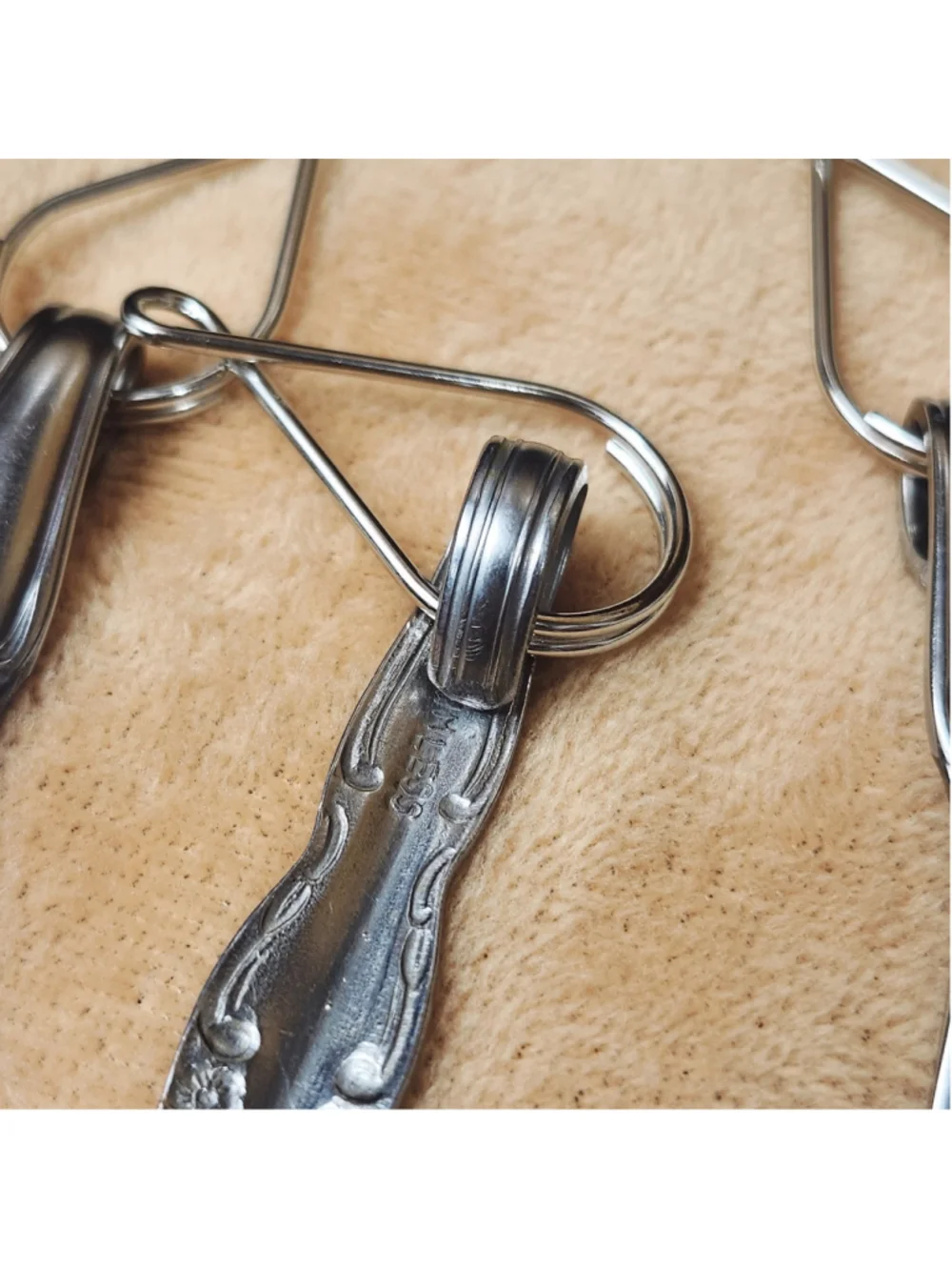 Set of 3 spoon handle Keychains